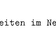 Seiten im Netz.